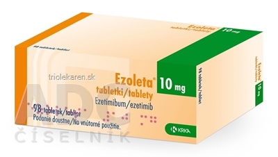 Ezoleta 10 mg tablety tablety 98 ks