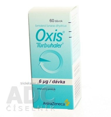 Oxis Turbuhaler 6 µg plv inh (inhal.plast.) 1x60 dávok