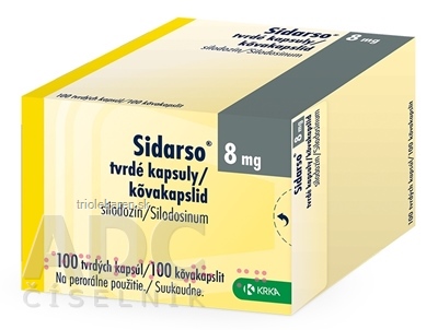 Sidarso 8 mg tvrdé kapsuly cps dur (blis.PVC/PVDC/Al) 1x100 ks