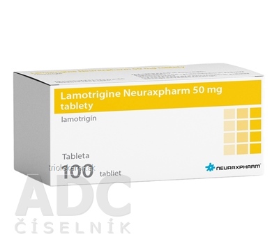 Lamotrigine Neuraxpharm 50 mg tablety 100 ks