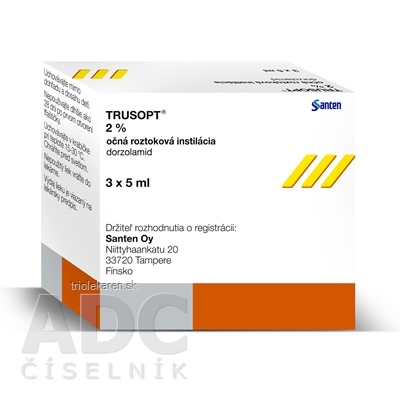 TRUSOPT 2 % int opo 100 mg (fľ.LDPE-biela) 3x5 ml