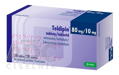 Teldipin 80 mg/10 mg tablety 28 ks