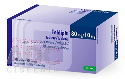 Teldipin 80 mg/10 mg tbl (blis.OPA/Al/PVC/Al) 1x90 ks