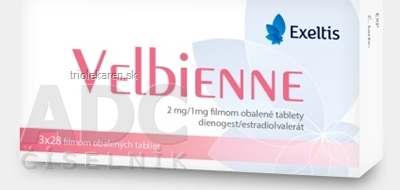 VELBIENNE 2 mg/1 mg tablety 84 ks