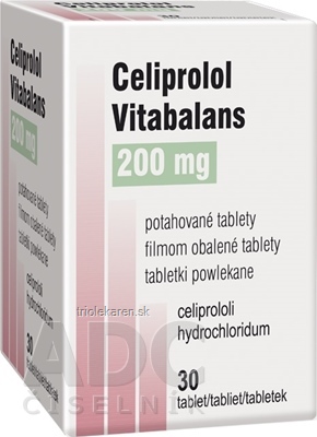 Celiprolol Vitabalans 200 mg tablety 30 ks