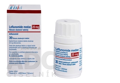 Leflunomide medac 20 mg tablety 30 ks