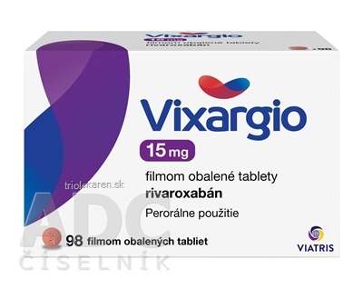 Vixargio 15 mg tablety 98 ks