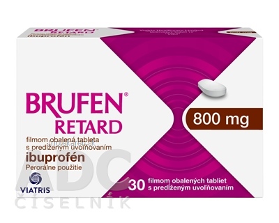 BRUFEN RETARD 800 mg tablety 30 ks