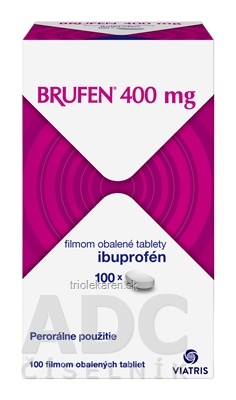 BRUFEN 400 mg tablety 100 ks