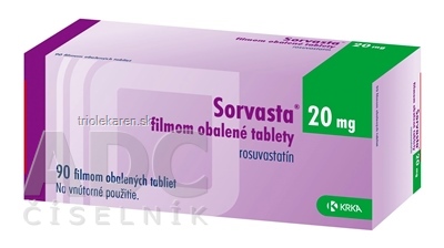 Sorvasta 20 mg tablety 90 ks