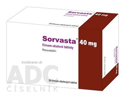 Sorvasta 40 mg tablety 28 ks