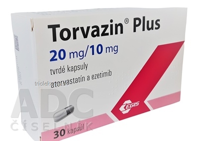 Torvazin Plus 20 mg/10 mg cps dur (blis.OPA/Al/PVC/Al) 1x30 ks