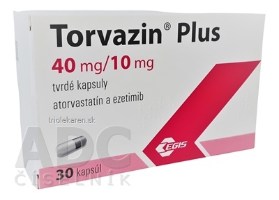 Torvazin Plus 40 mg/10 mg kapsuly 30 ks