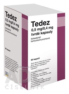 Tedez 0,5 mg/0,4 mg tvdré kapsuly 90 ks