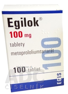 Egilok 100 mg tablety 100 ks