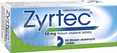 ZYRTEC tbl flm 10 mg (blis.Al/PVC) 1x50 ks