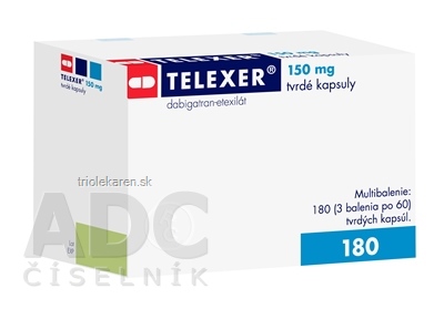 TELEXER 150 mg kapsuly 180 ks