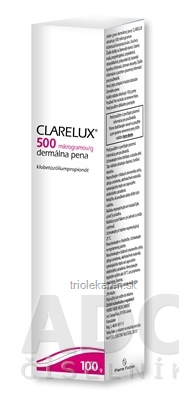 CLARELUX 500 mikrogramov/g spm der (fľ.Al) 1x100 g