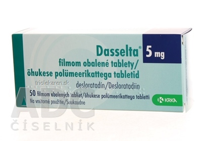 Dasselta 5 mg tablety 50 ks