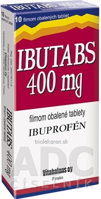 IBUTABS 400 mg tbl flm (blis.PVC/Al) 1x10 ks