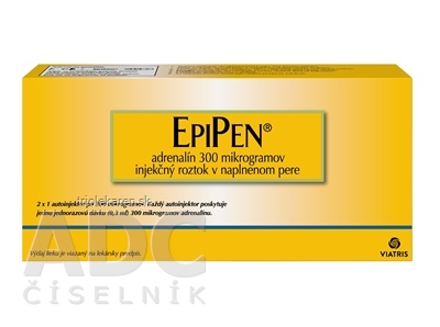 EpiPen Injekčný roztok 0,3 mg 2 x 2 ml