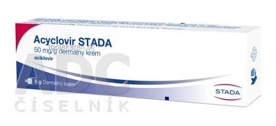 Acyclovir STADA crm (tuba Al) 1x5 g