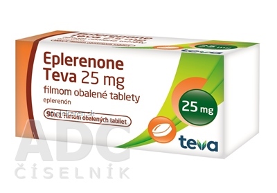 Eplerenone Teva 25 mg tablety 90 ks