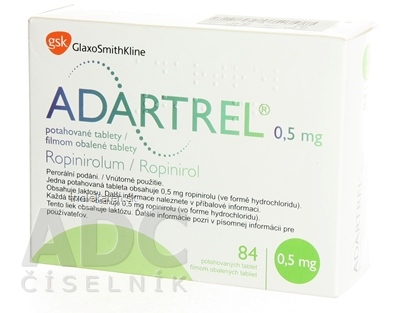 ADARTREL 0,50 mg tablety 84 ks