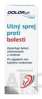 DOLORgit med Ušný sprej proti bolesti 1x20 ml