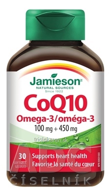 JAMIESON KOENZÝM Q10 S OMEGA-3 cps 1x30 ks