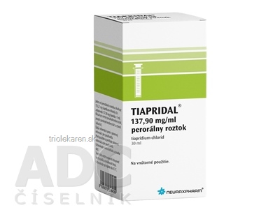 TIAPRIDAL Perorálny roztok 30 ml