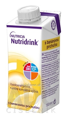 Nutridrink s banánovou príchuťou (krabička) 1x200 ml