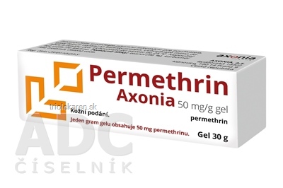 Permethrin Axonia 50 mg/g gel (tuba Al) 1x30 g