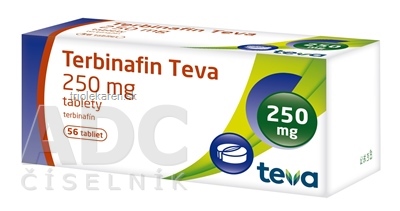 Terbinafin Teva 250 mg tablety 56 ks