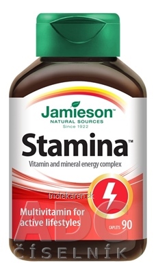 JAMIESON STAMINA KOMPLEX VITAMÍNOV A MINERÁLOV tbl 1x90 ks