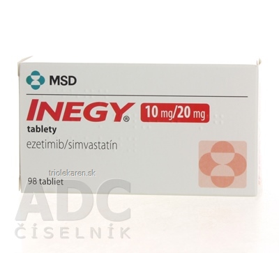 INEGY 10 mg/20 mg tablety 98 ks