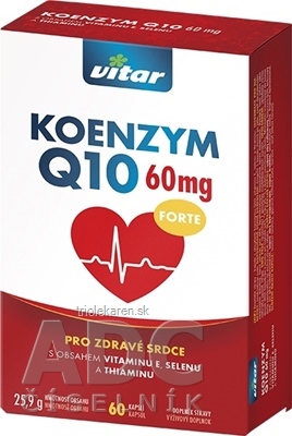 VITAR KOENZYM Q10 FORTE 60 mg cps 1x60 ks