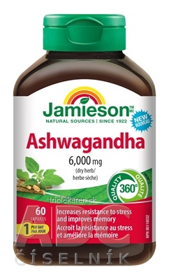 JAMIESON ASHWAGANDHA cps 1x60 ks