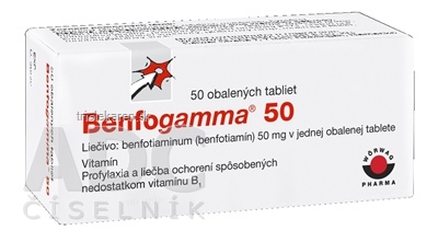 Benfogamma 50 tbl obd 50 mg (blis.PVC/PVDC/Al) 1x50 ks