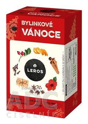 LEROS BYLINKOVÉ VIANOCE bylinný čaj s korením, nálevové vrecká 20x2 g (40 g)