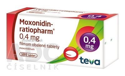 Moxonidin-ratiopharm 0,4 mg tbl flm (blis.PVC/PVDC/Al) 1x100 ks