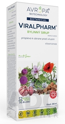 AVROPA ViralPharm bylinný sirup 200 ml