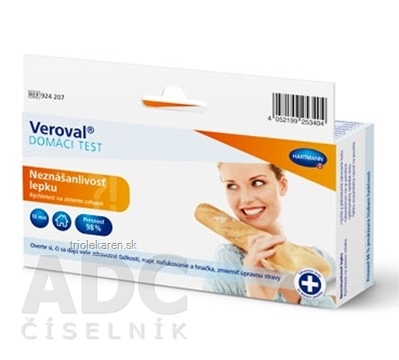 Veroval NEZNÁŠANLIVOSŤ LEPKU domáci test 1x1 ks