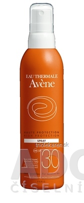 AVENE SPRAY SPF30 vysoká ochrana 1x200 ml