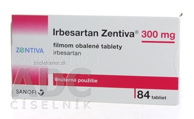 Irbesartan Zentiva 300 mg tablety 84 ks