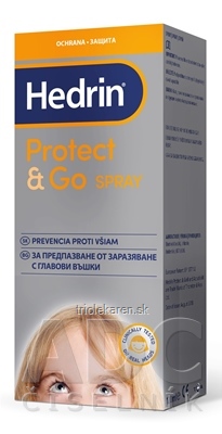 HEDRIN PROTECT&GO SPRAY ochrana proti všiam 1x120 ml