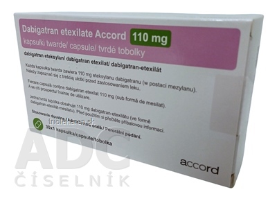 Dabigatran etexilate Accord 110 mg kapsuly 30 ks