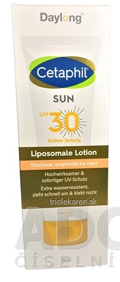 Daylong Cetaphil SUN Liposomale Lotion SPF30 lipozomálne telové mlieko 200 ml