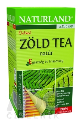 NATURLAND ZELENÝ ČAJ 20x1,5 g (30 g)