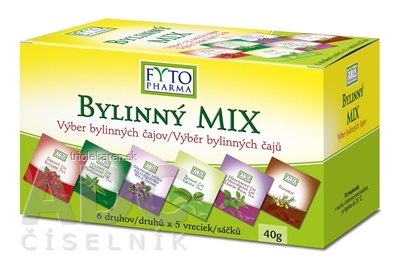 FYTO BYLINNÝ MIX 6 druhov čajov po 5 vrecúšok, 1x1 set